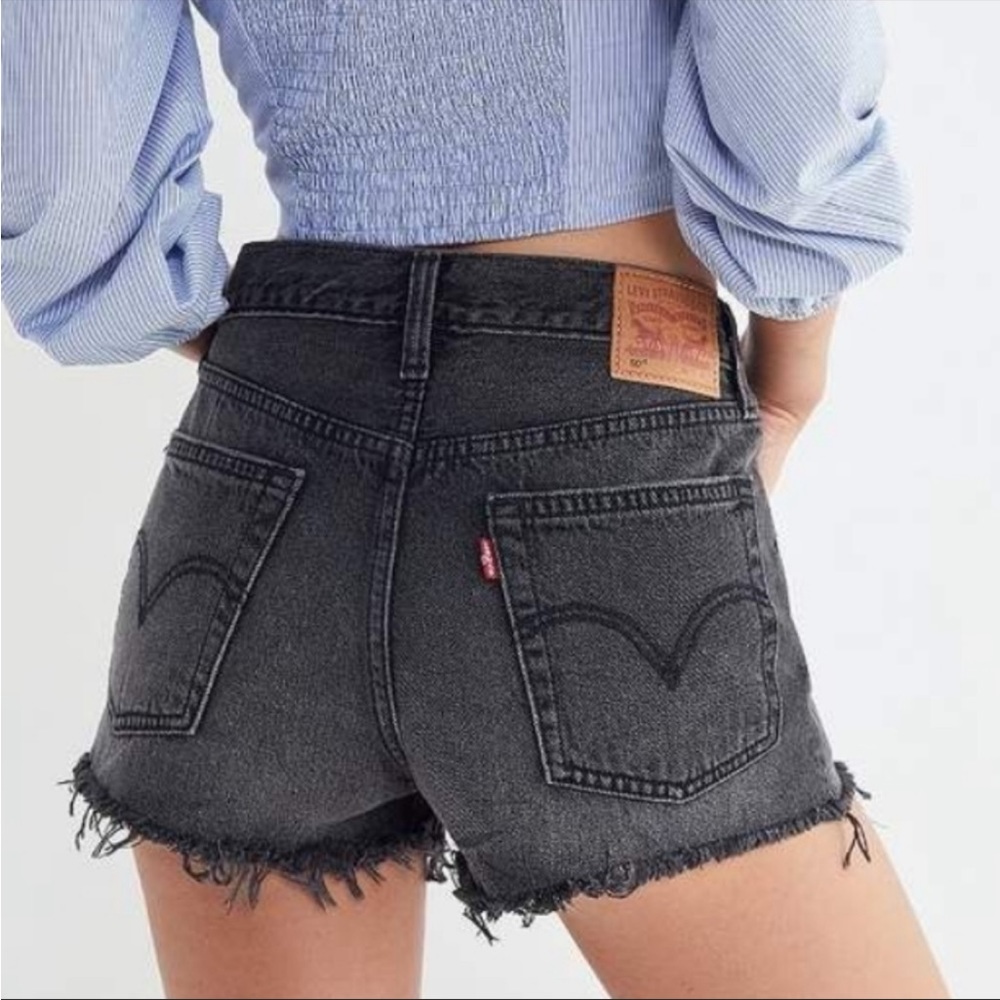 Levi’s 501 high rise shorts button fly